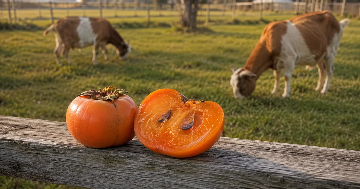 Can Goats Eat Persimmons?