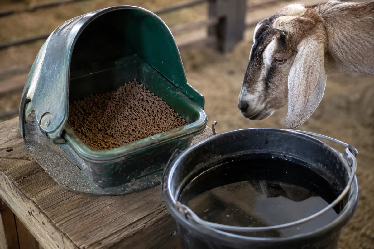 Loose goat minerals and fresh water, the two pillars of preventing urinary calculi